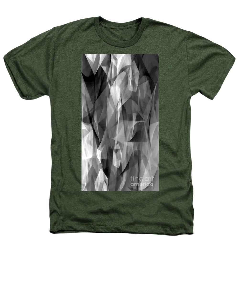 Abstract Black And White Symphony - Heathers T-Shirt