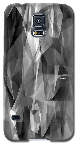 Abstract Black And White Symphony - Phone Case