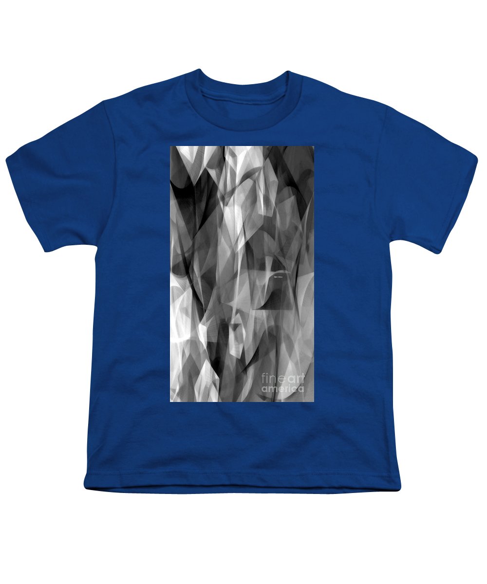 Abstract Black And White Symphony - Youth T-Shirt