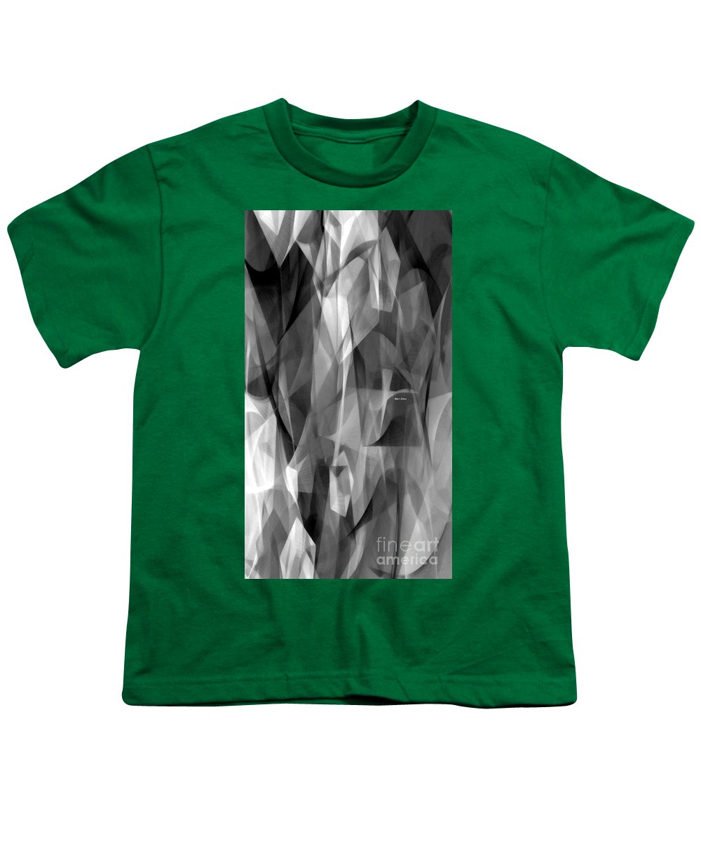 Abstract Black And White Symphony - Youth T-Shirt