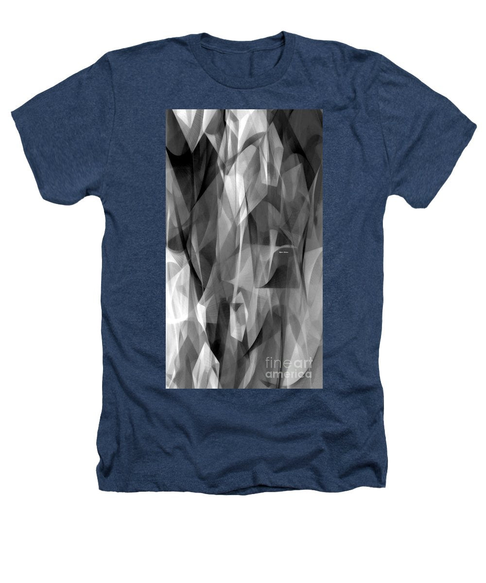 Abstract Black And White Symphony - Heathers T-Shirt