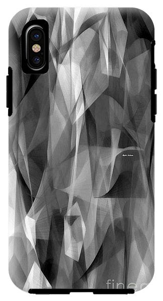 Abstract Black And White Symphony - Phone Case