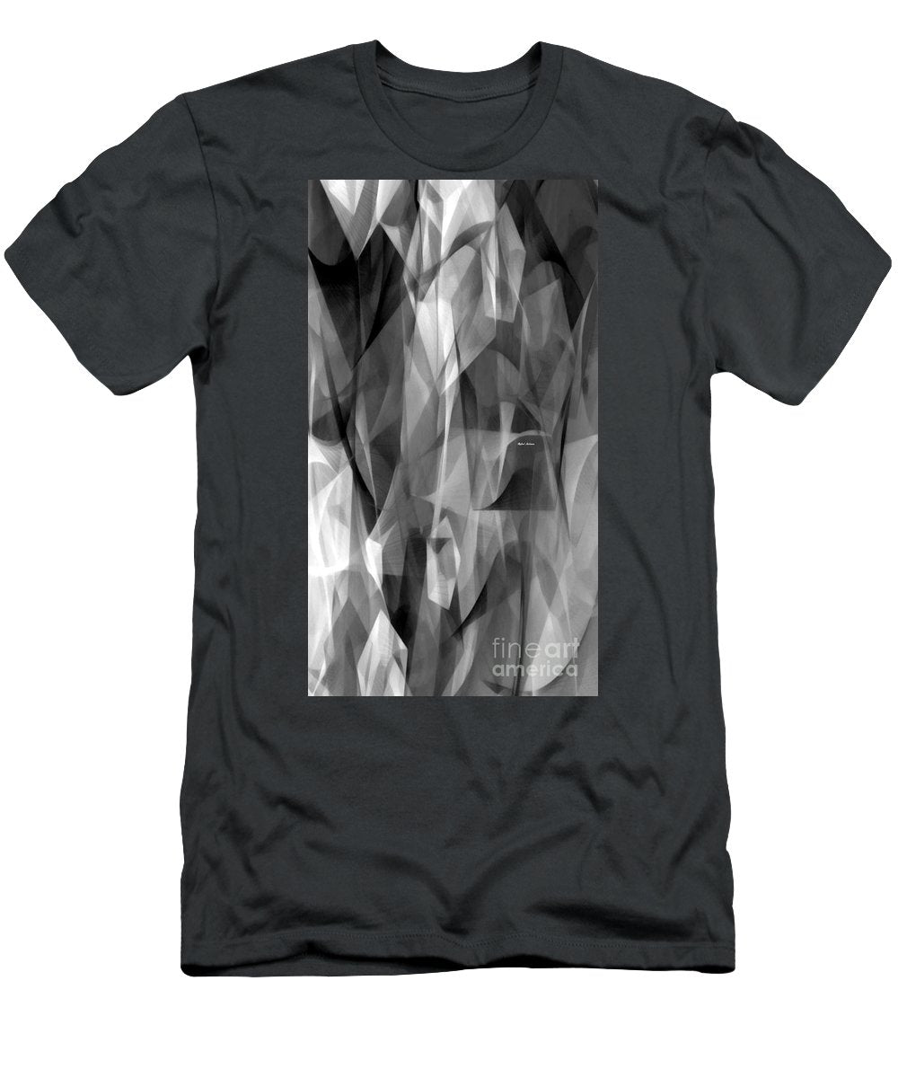 Abstract Black And White Symphony - Men's T-Shirt (Athletic Fit)