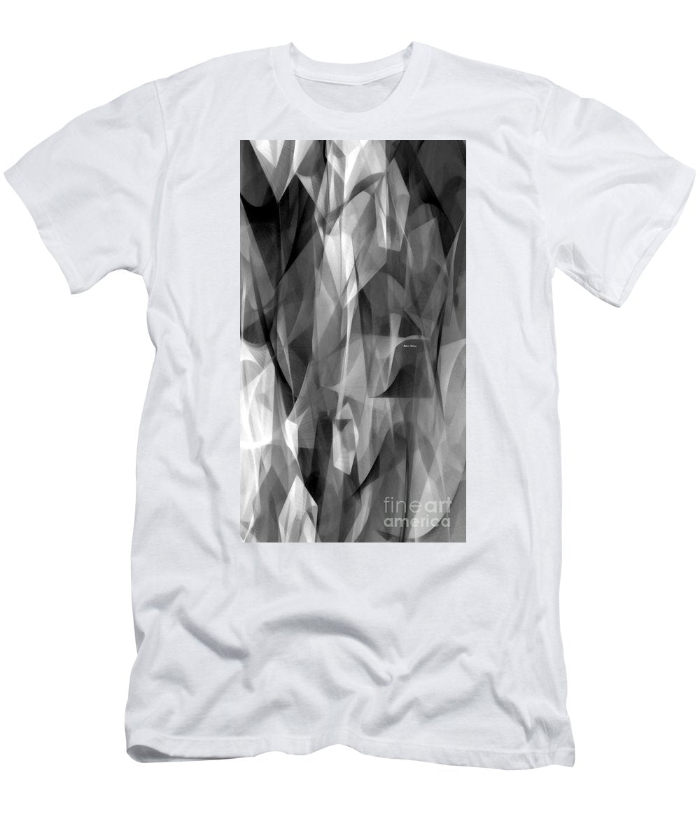 Abstract Black And White Symphony - Men's T-Shirt (Athletic Fit)