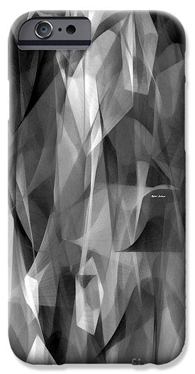 Abstract Black And White Symphony - Phone Case