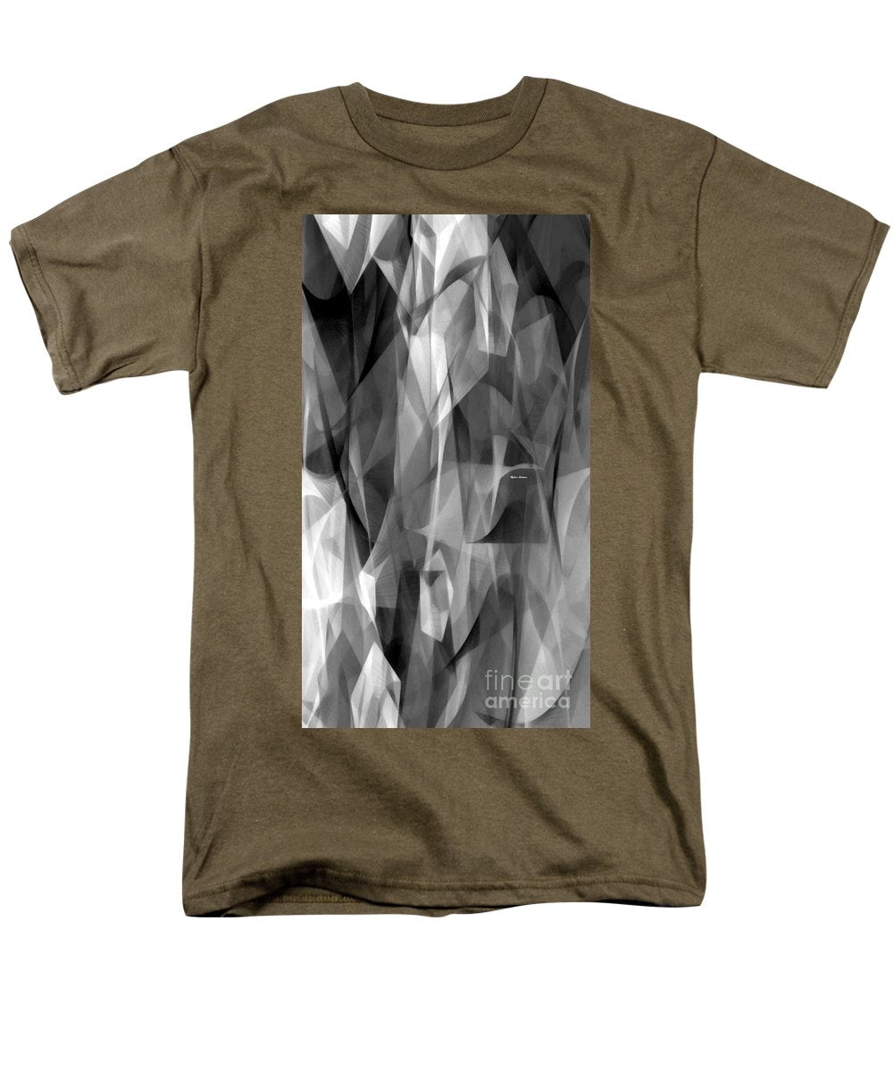 Abstract Black And White Symphony - Men's T-Shirt  (Regular Fit)