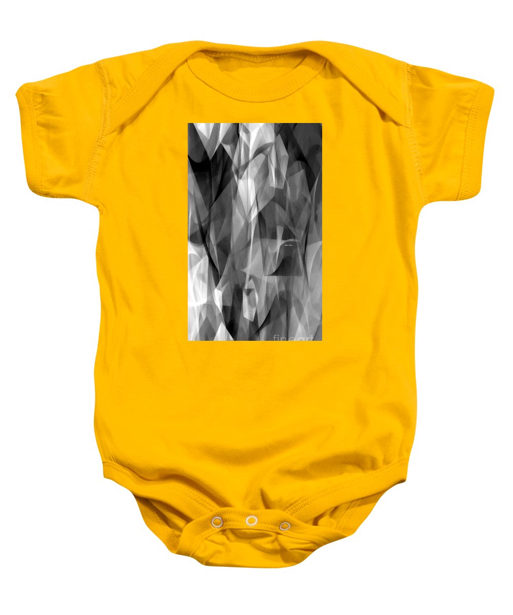 Abstract Black And White Symphony - Baby Onesie