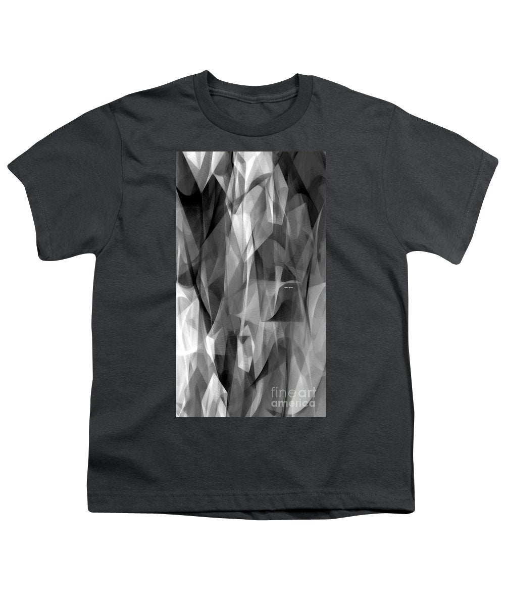 Abstract Black And White Symphony - Youth T-Shirt