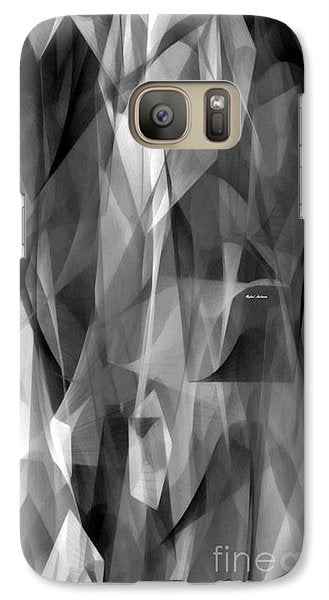 Abstract Black And White Symphony - Phone Case