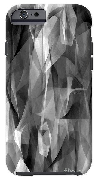 Abstract Black And White Symphony - Phone Case