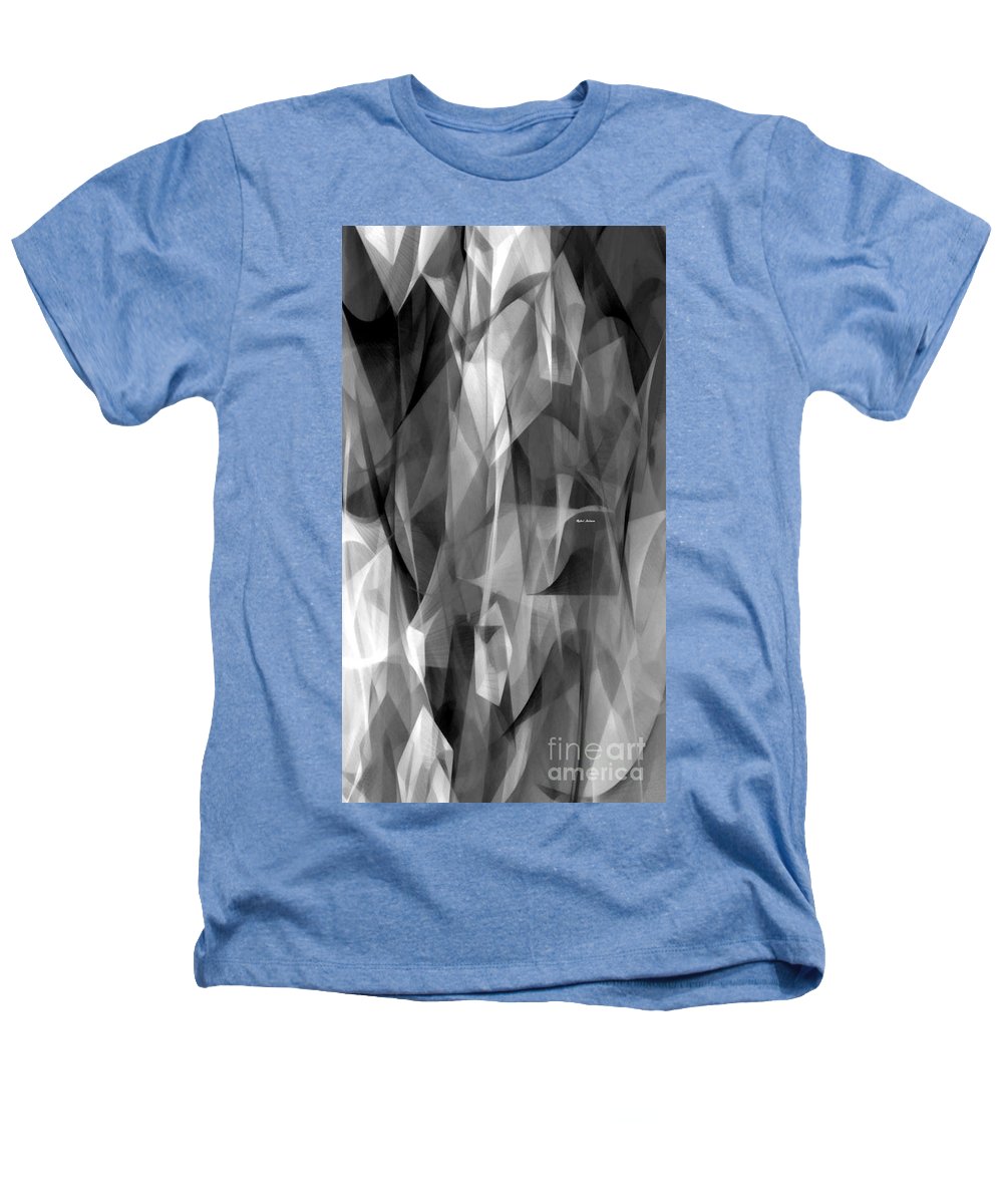 Abstract Black And White Symphony - Heathers T-Shirt