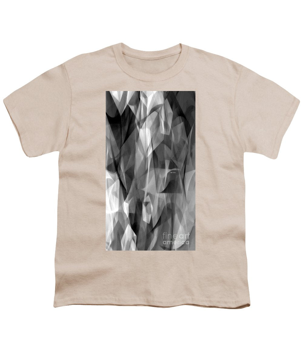 Abstract Black And White Symphony - Youth T-Shirt