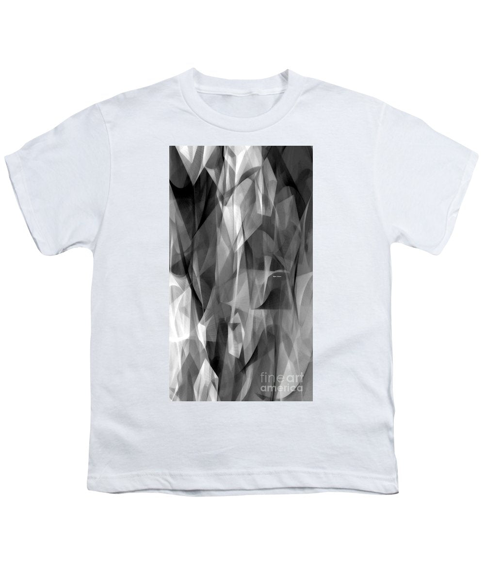 Abstract Black And White Symphony - Youth T-Shirt