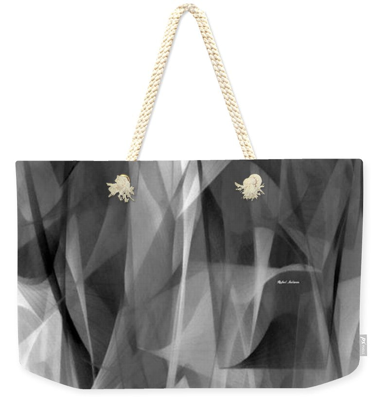 Abstract Black And White Symphony - Weekender Tote Bag