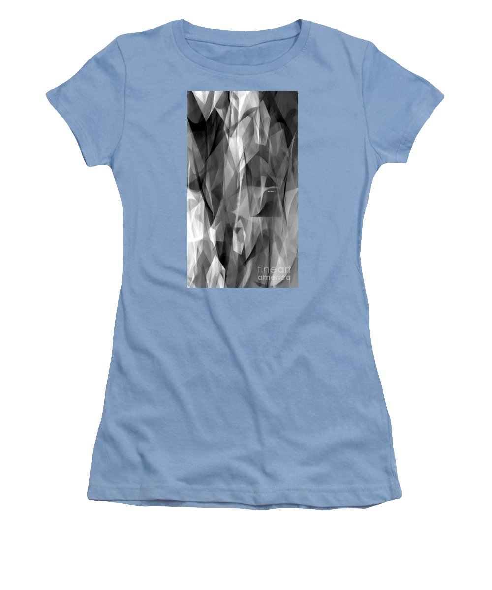 Abstract Black And White Symphony - Women's T-Shirt (Athletic Fit)