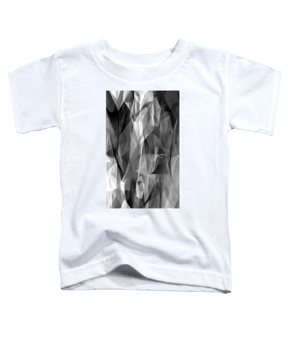 Symphonie abstraite en noir et blanc - T-shirt pour tout-petit