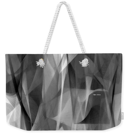 Abstract Black And White Symphony - Weekender Tote Bag