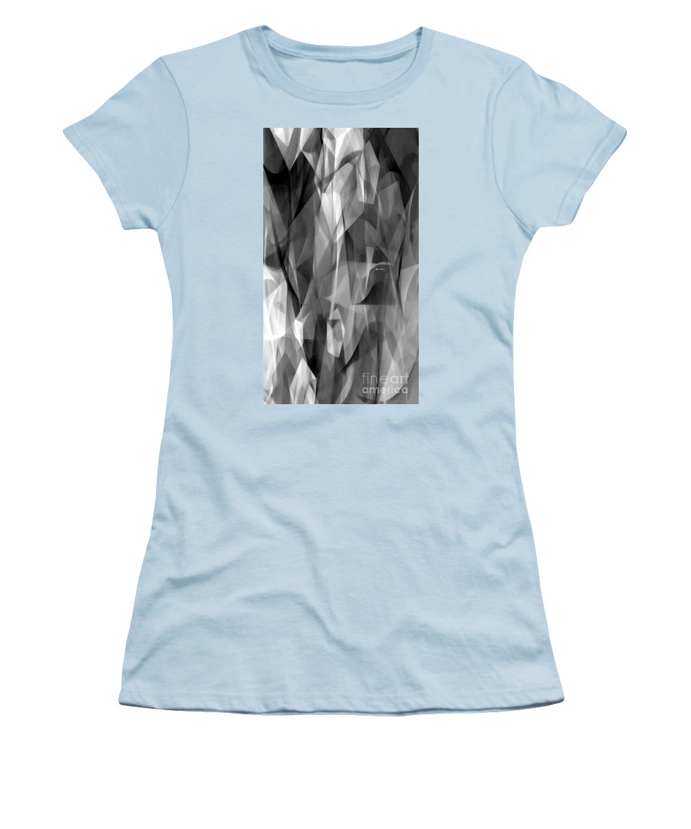 Abstract Black And White Symphony - Women's T-Shirt (Athletic Fit)