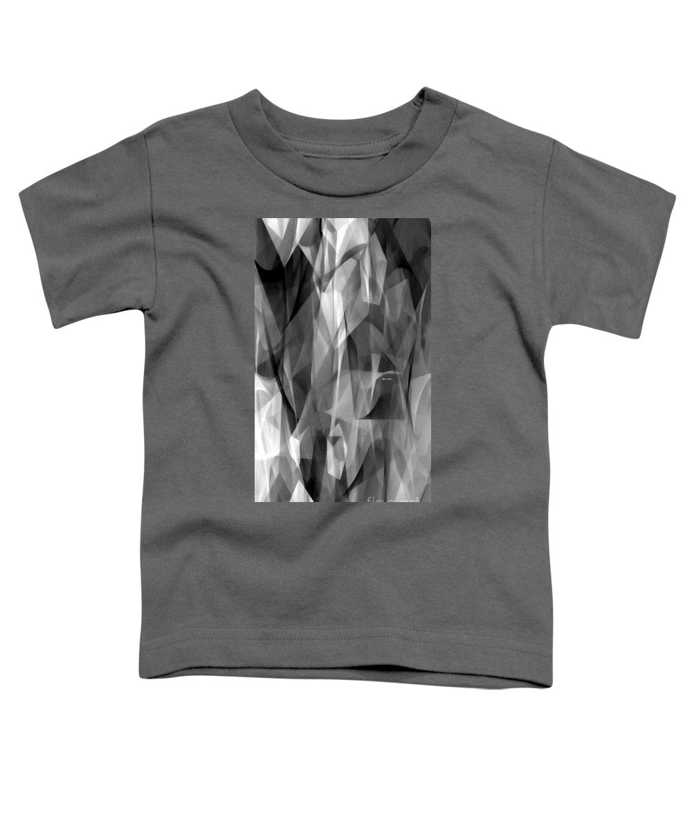 Symphonie abstraite en noir et blanc - T-shirt pour tout-petit