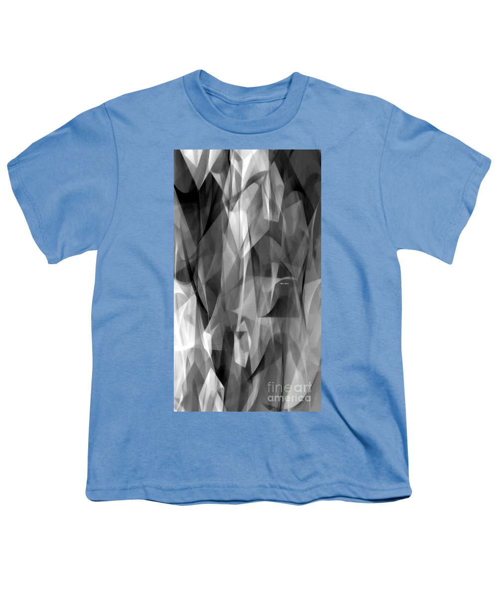 Abstract Black And White Symphony - Youth T-Shirt