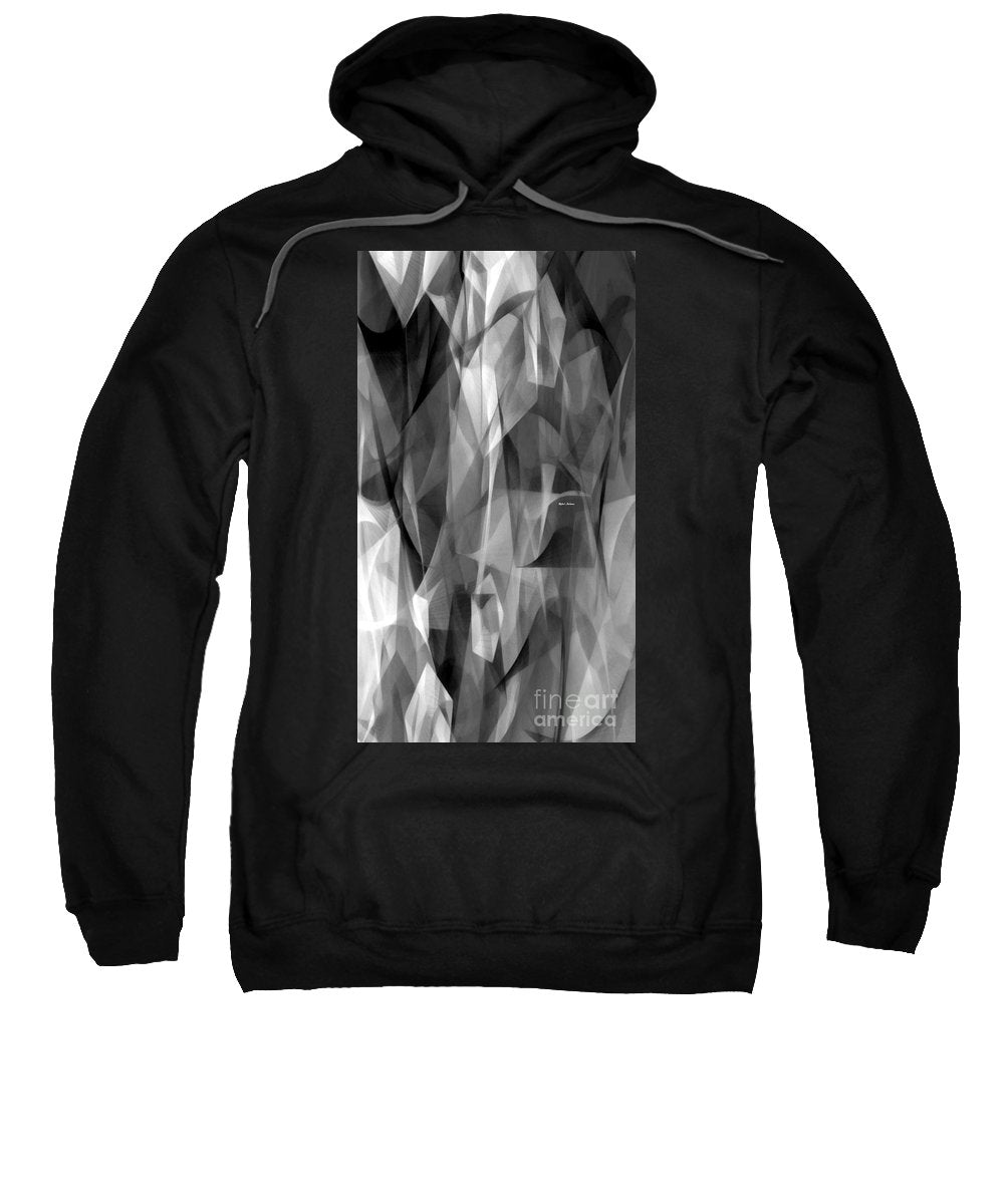 Abstract Black And White Symphony - Sweatshirt