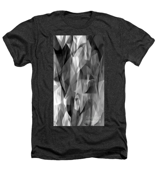 Abstract Black And White Symphony - Heathers T-Shirt