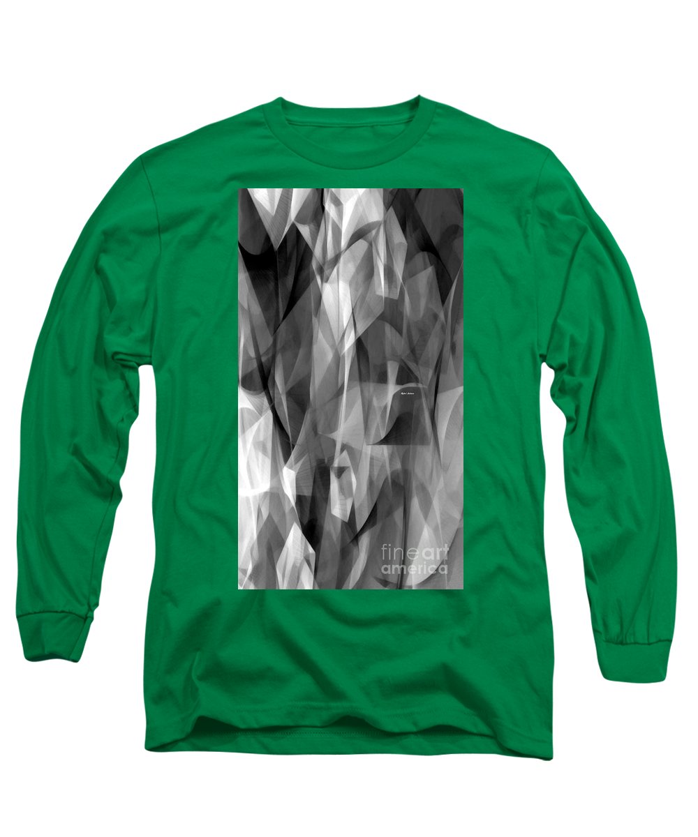 Abstract Black And White Symphony - Long Sleeve T-Shirt