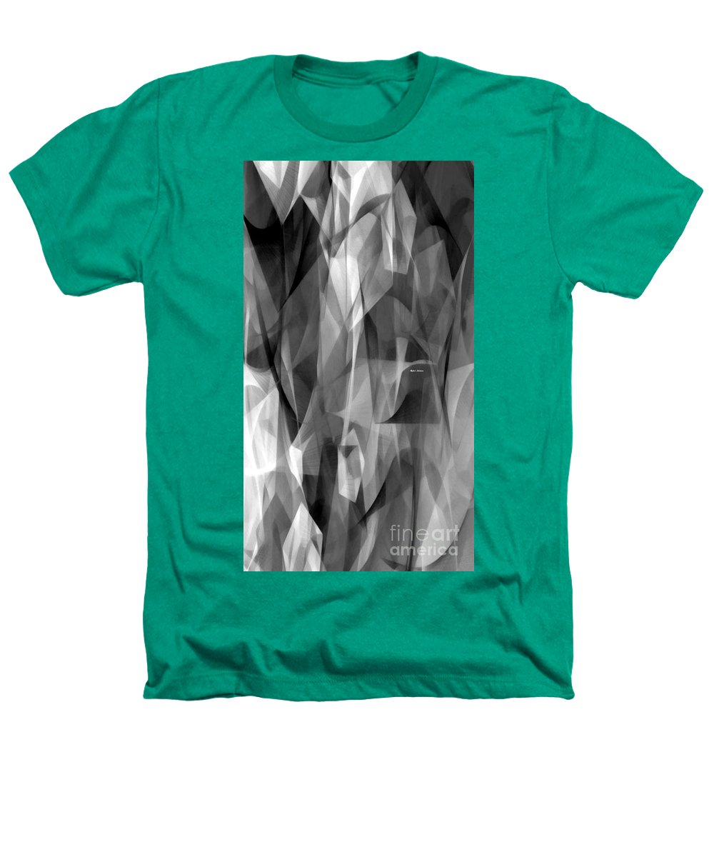 Abstract Black And White Symphony - Heathers T-Shirt