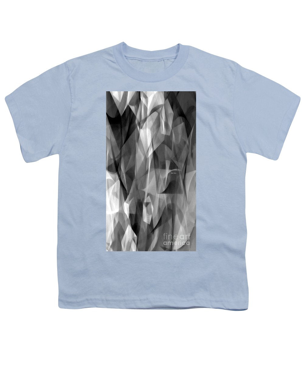 Abstract Black And White Symphony - Youth T-Shirt