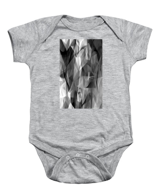 Abstract Black And White Symphony - Baby Onesie