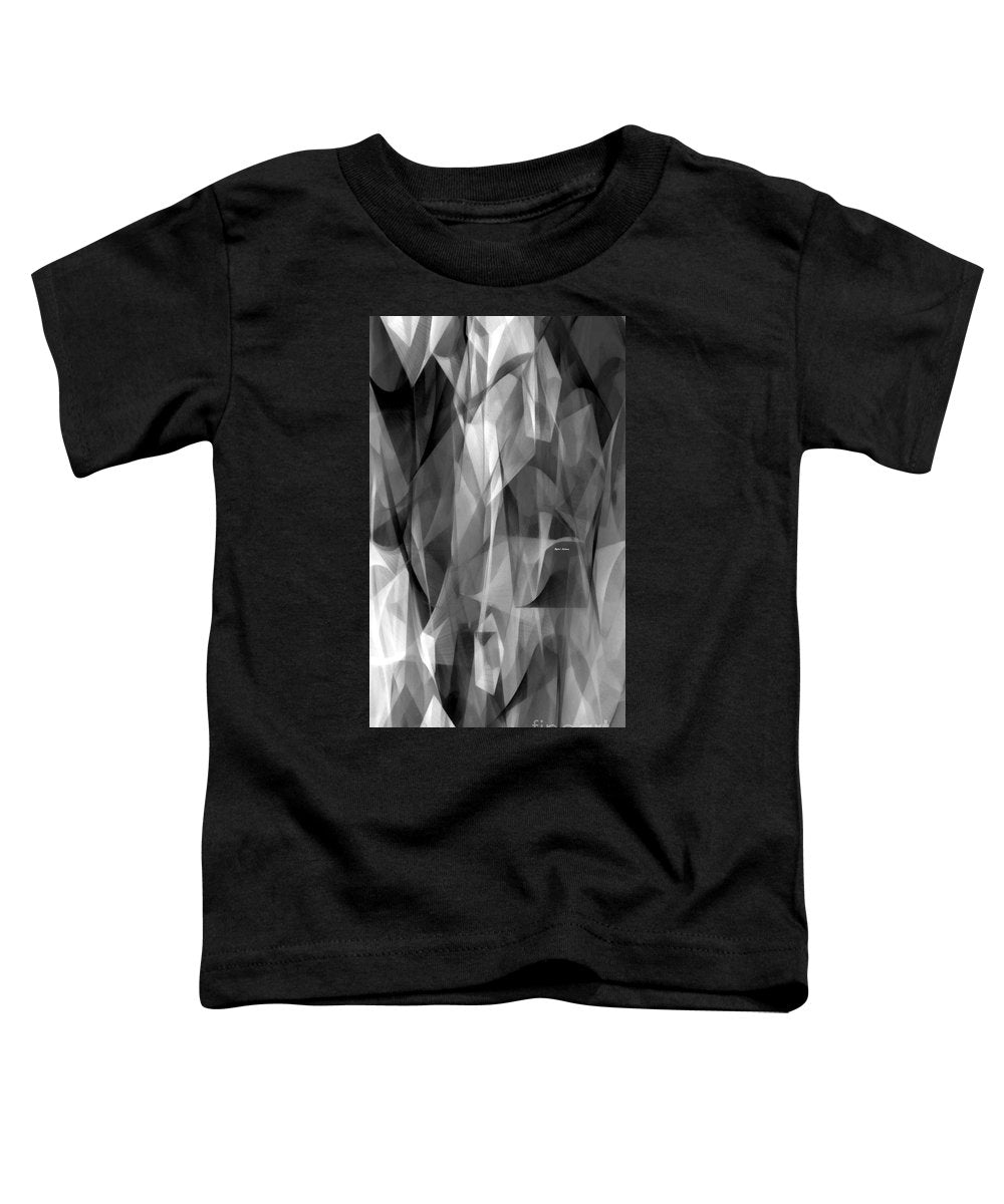 Symphonie abstraite en noir et blanc - T-shirt pour tout-petit