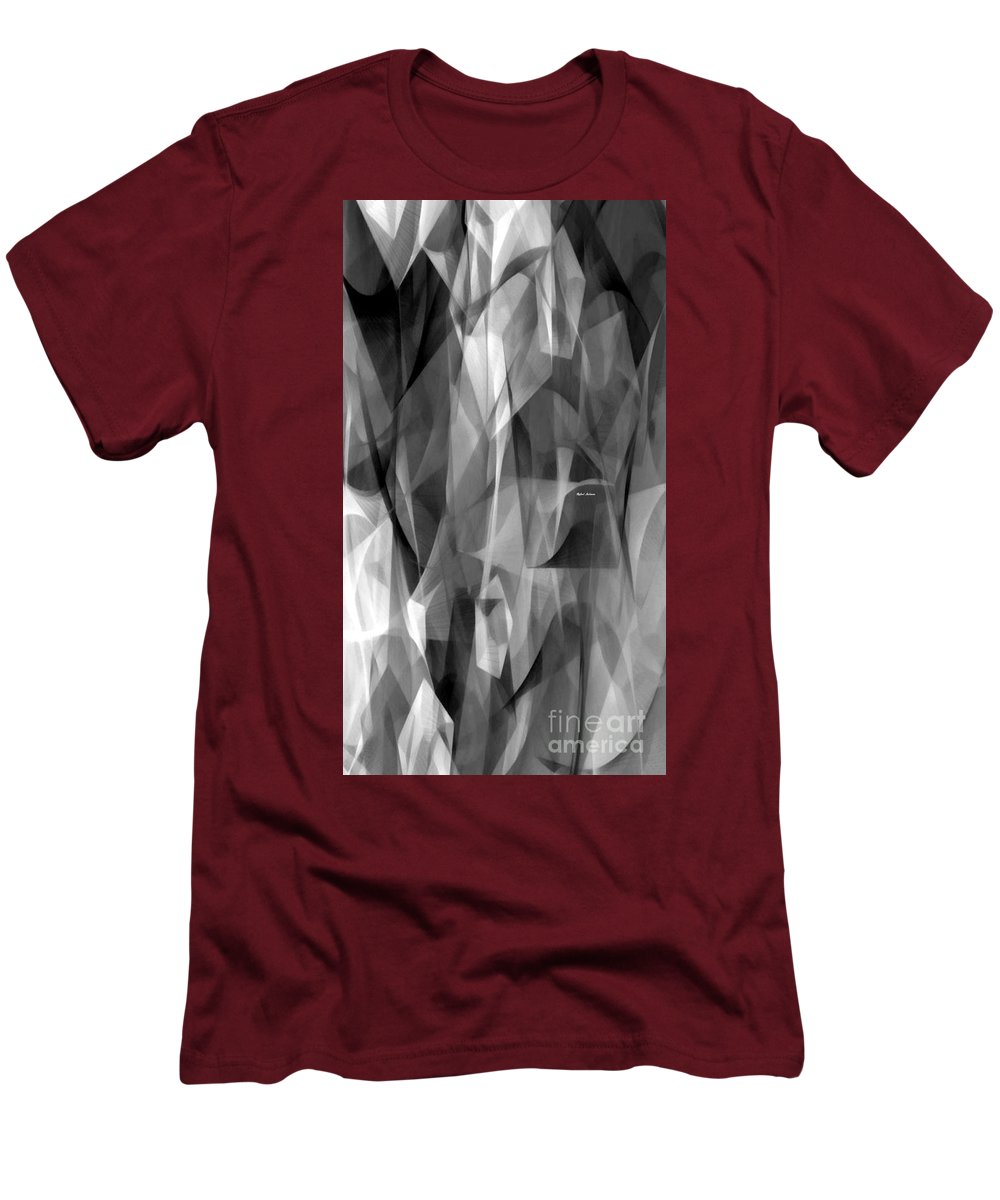 Abstract Black And White Symphony - Men's T-Shirt (Athletic Fit)