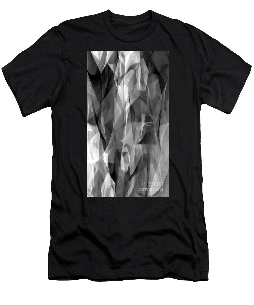 Abstract Black And White Symphony - Men's T-Shirt (Athletic Fit)