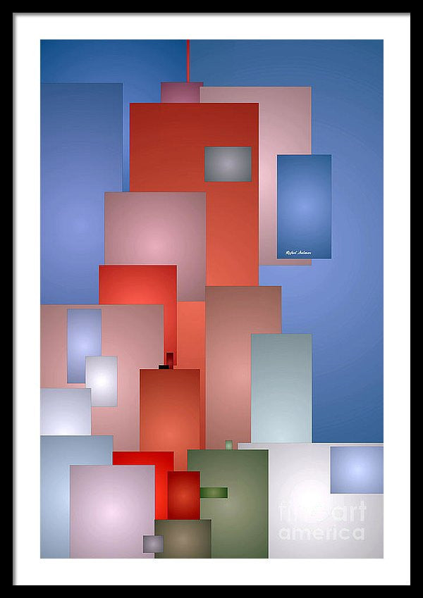 Framed Print - Abstract Cityscape