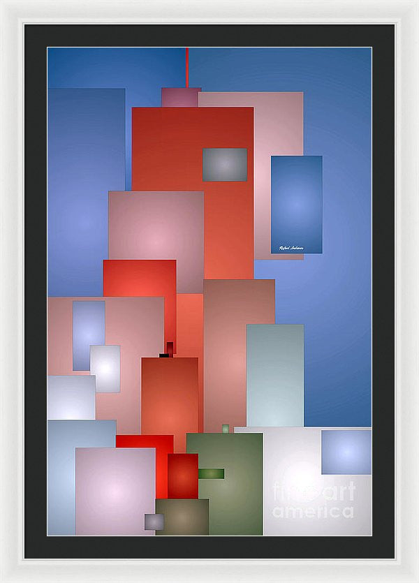 Framed Print - Abstract Cityscape