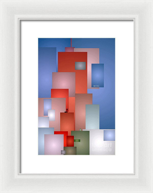 Framed Print - Abstract Cityscape