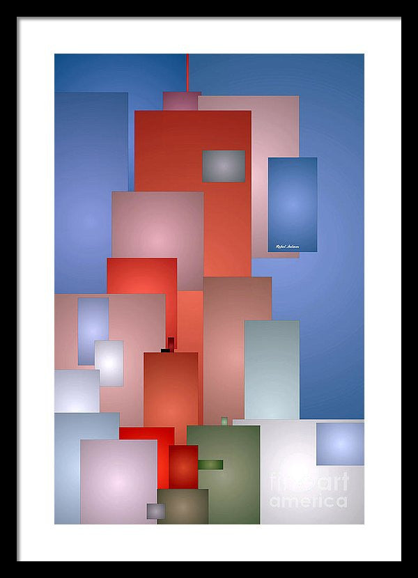 Framed Print - Abstract Cityscape