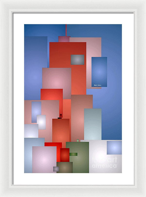 Framed Print - Abstract Cityscape