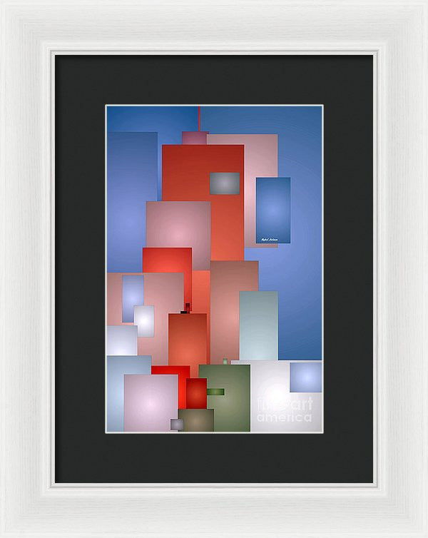 Framed Print - Abstract Cityscape