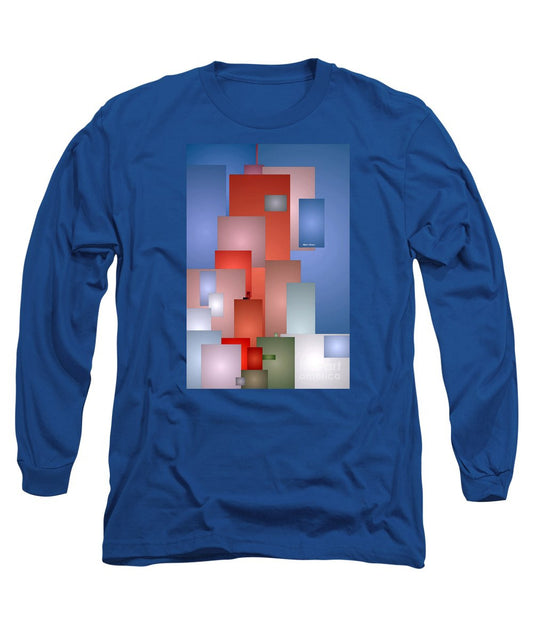 Long Sleeve T-Shirt - Abstract Cityscape