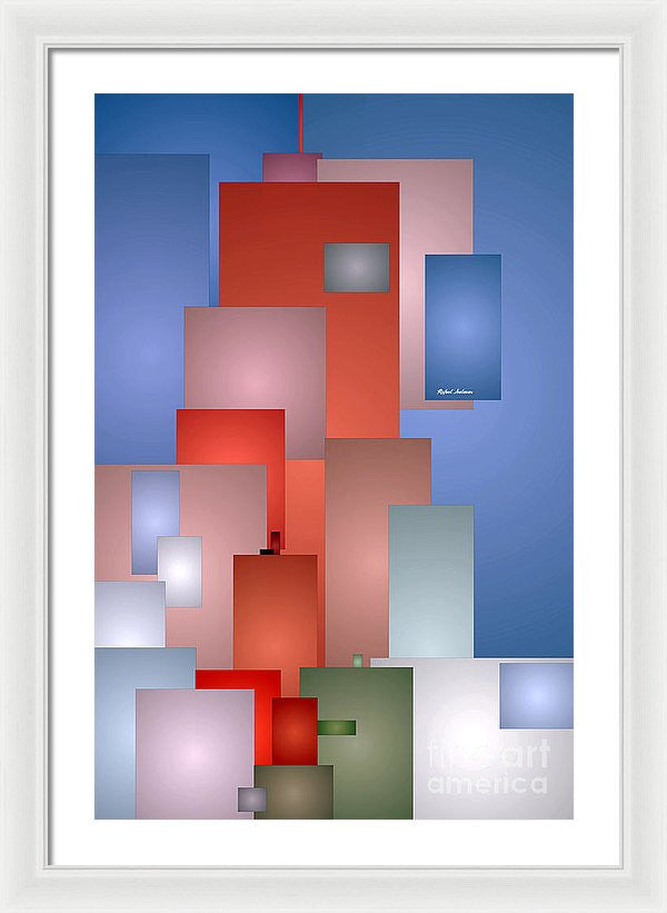 Framed Print - Abstract Cityscape