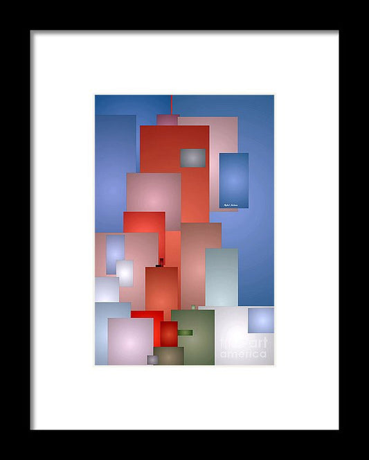 Framed Print - Abstract Cityscape