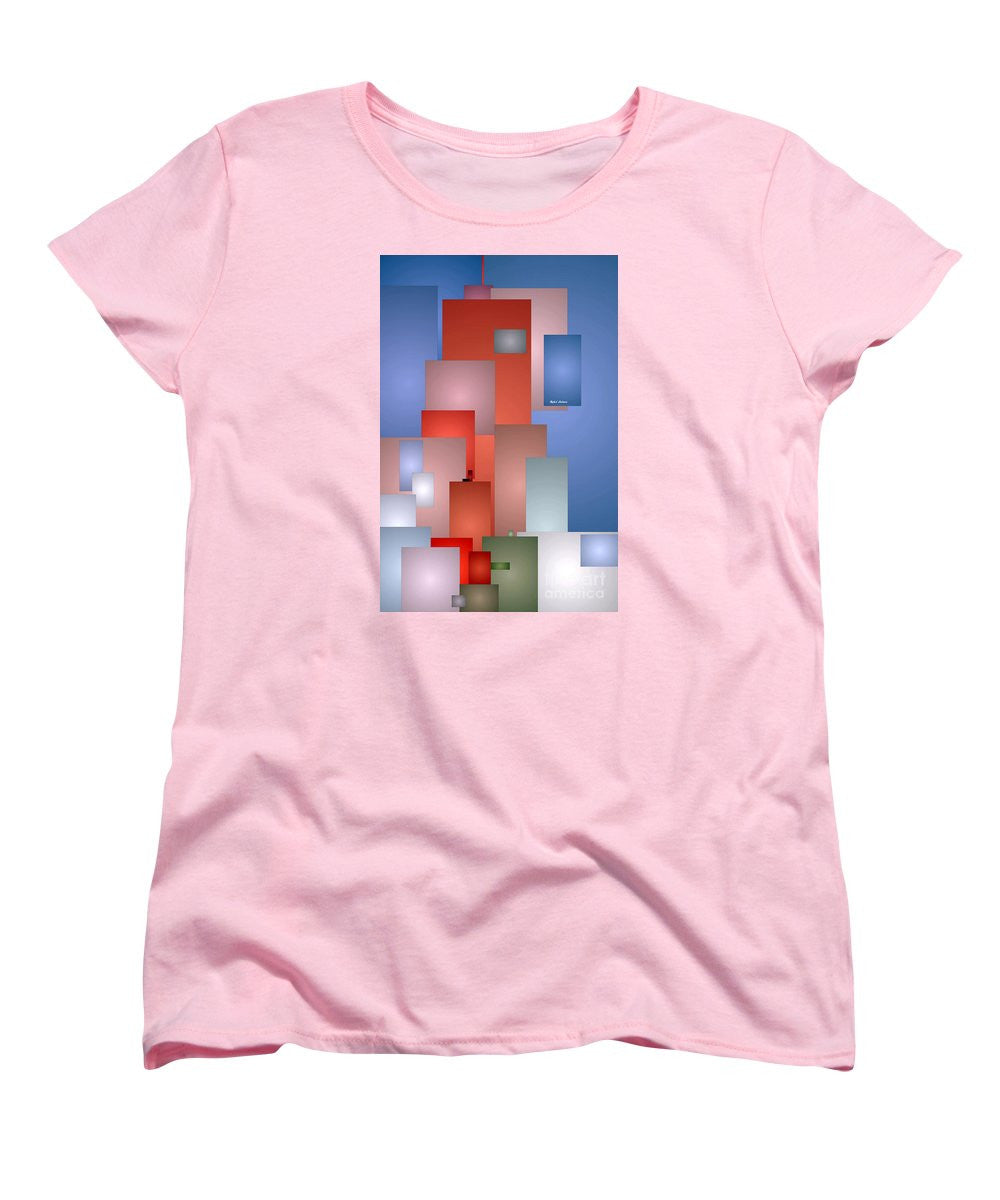 Women's T-Shirt (Standard Cut) - Abstract Cityscape