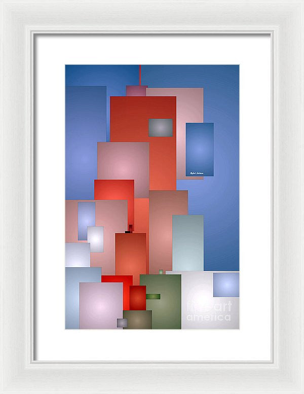 Framed Print - Abstract Cityscape