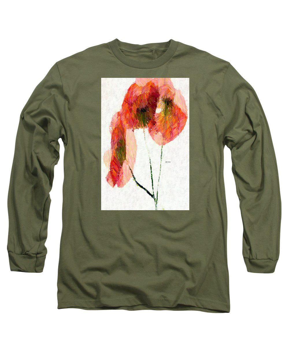 Long Sleeve T-Shirt - Abstract Flower 0718