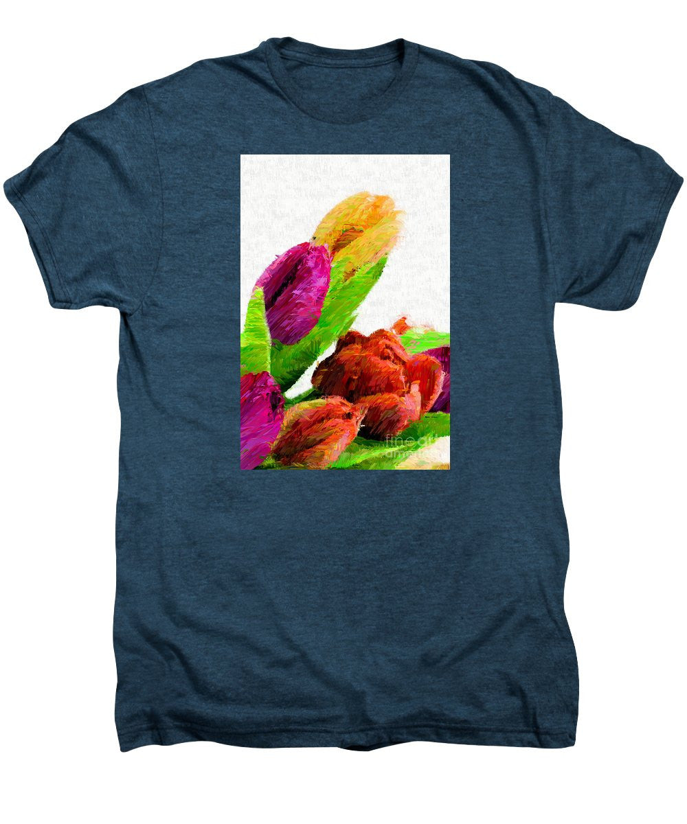 Men's Premium T-Shirt - Abstract Flower 0722