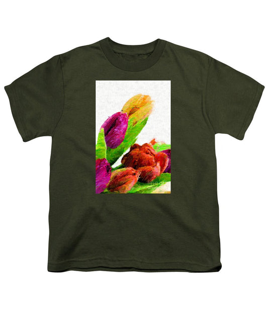 Youth T-Shirt - Abstract Flower 0722