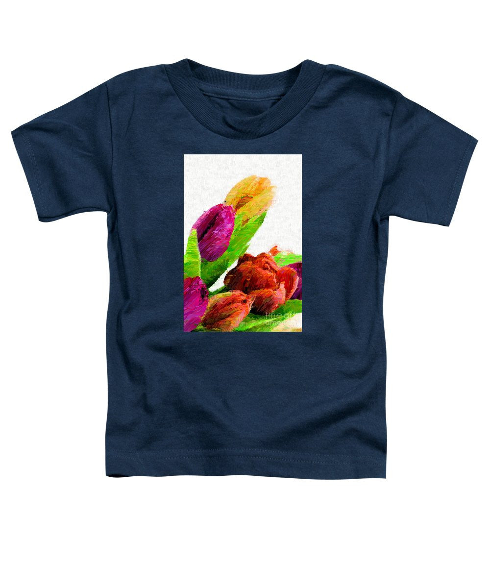 Toddler T-Shirt - Abstract Flower 0722