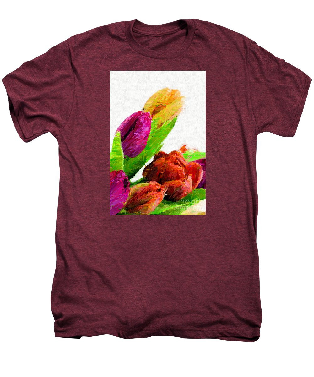 Men's Premium T-Shirt - Abstract Flower 0722