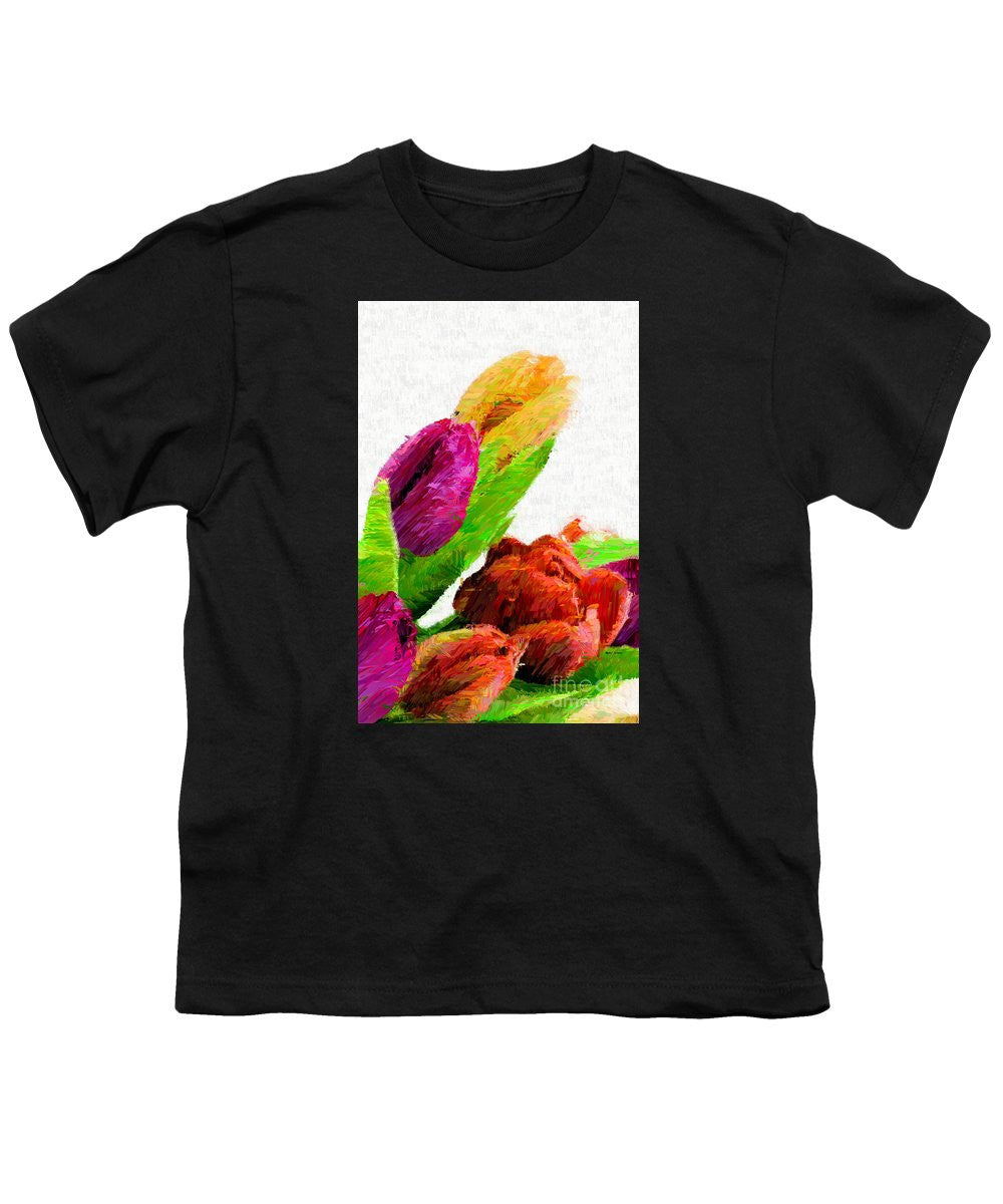 Youth T-Shirt - Abstract Flower 0722